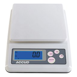 ACCUD WSC3000G WEIGHING SCALE FOR KITCHEN max. kapacity 3kg ( 0.1 ) Obrázek pro produkt ACCUD WSC3000G WEIGHING SCALE FOR KITCHEN max. kapacity 3kg ( 0.1 )